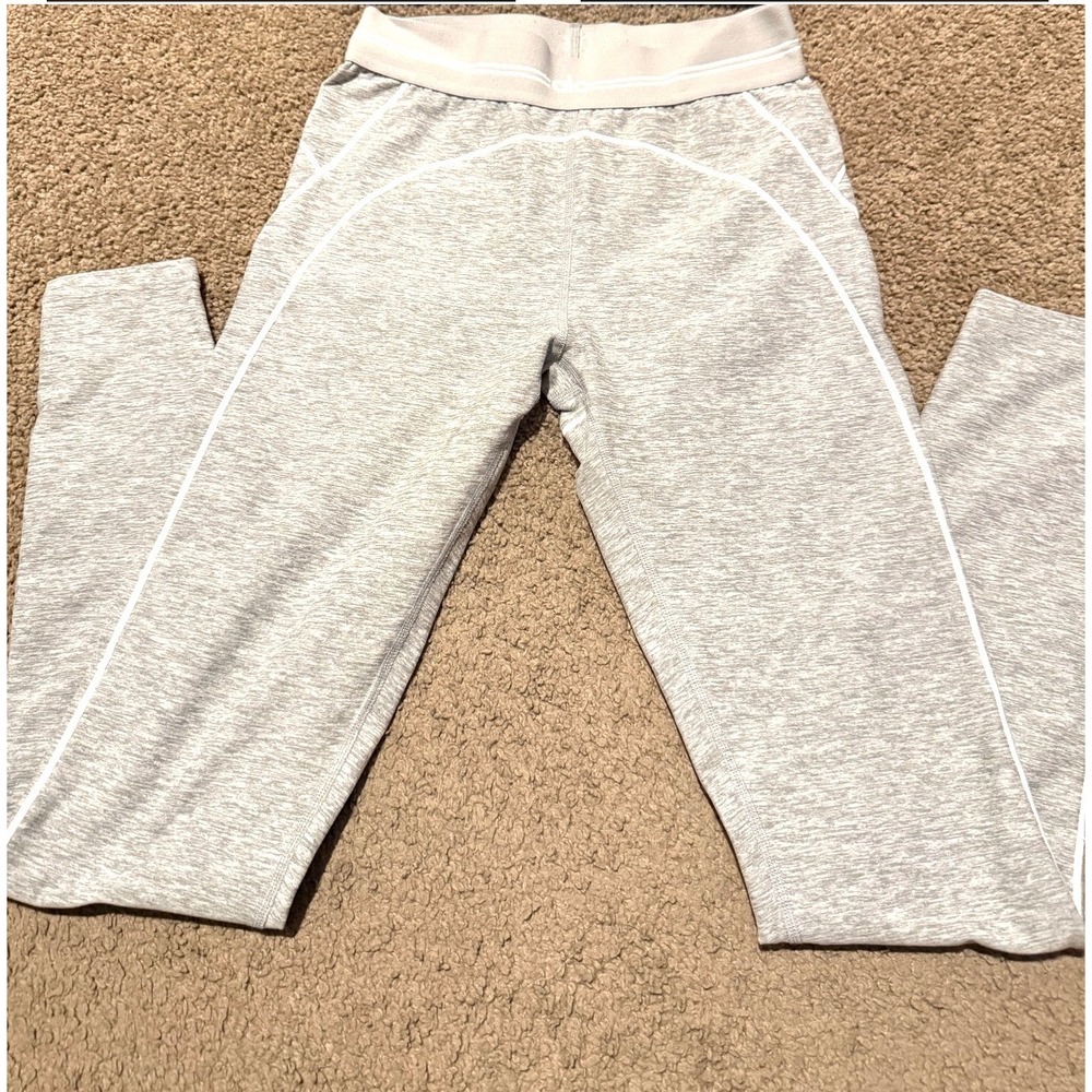Alo Yoga Gray Heathered heart throb High Waisted Leggings